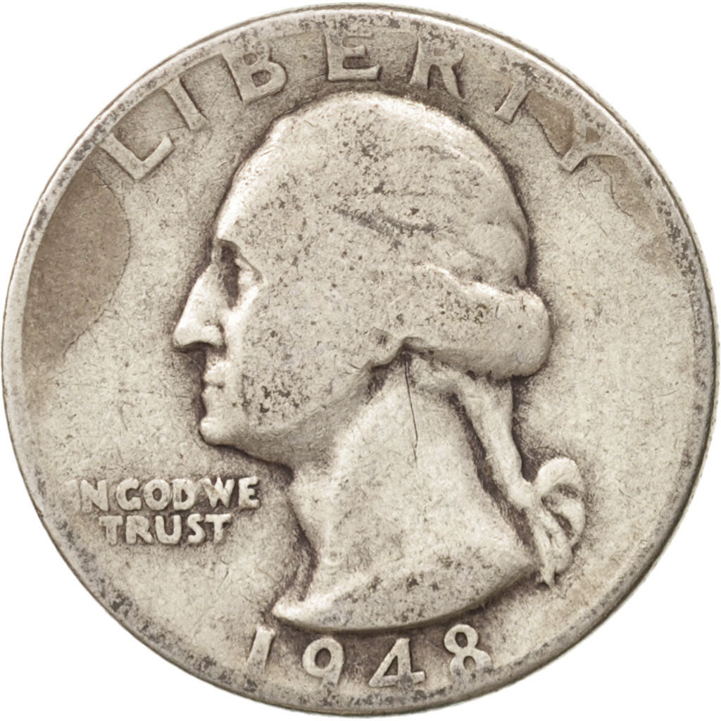 Stati Uniti, Washington Quarter, Quarter, 1948, U.S. Mint, Denver, MB, Argent...