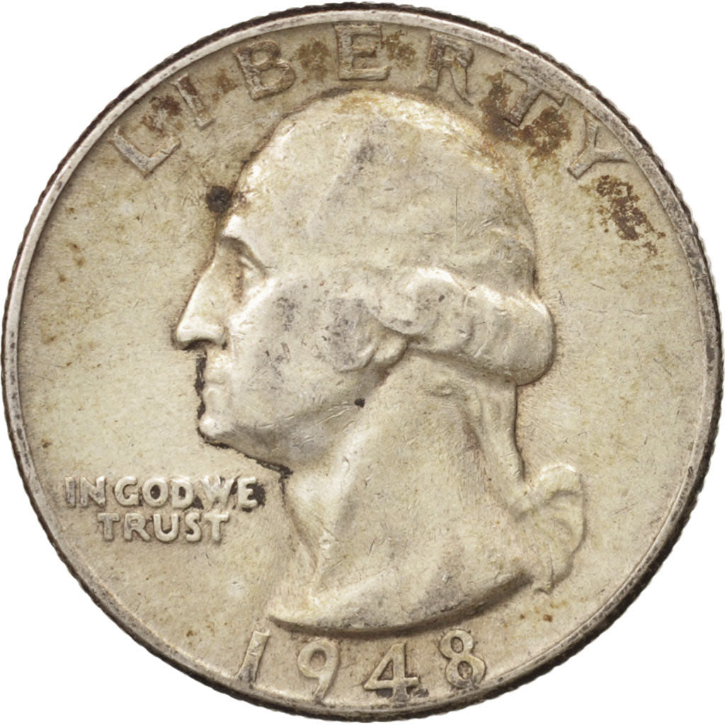 United States, Washington Quarter, Quarter, 1948, U.S. Mint, Denver, EF(40-45)