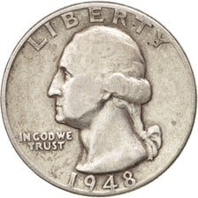 Moneta, Stati Uniti, Washington Quarter, Quarter, 1948, U.S. Mint, Philadelphia