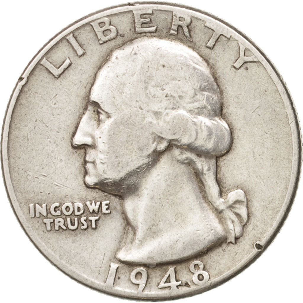 Moneta, Stati Uniti, Washington Quarter, Quarter, 1948, U.S. Mint, Philadelphia