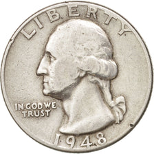 Moneta, Stati Uniti, Washington Quarter, Quarter, 1948, U.S. Mint, Philadelphia