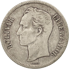 Venezuela, Gram 5, Bolivar, 1945, Philadelphia, VF(30-35), Silver, KM:22a
