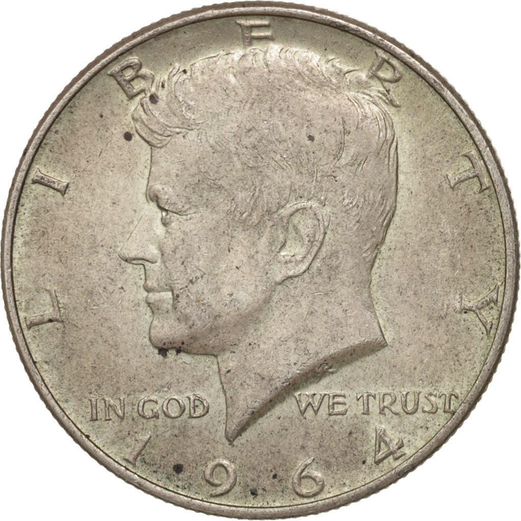 United States, Kennedy Half Dollar, Half Dollar, 1964, U.S. Mint, Denver