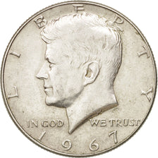 Coin, United States, Kennedy Half Dollar, Half Dollar, 1967, U.S. Mint