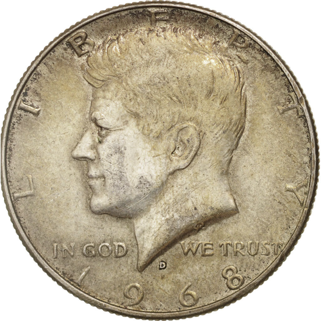 United States, Kennedy Half Dollar, Half Dollar, 1968, U.S. Mint, Denver