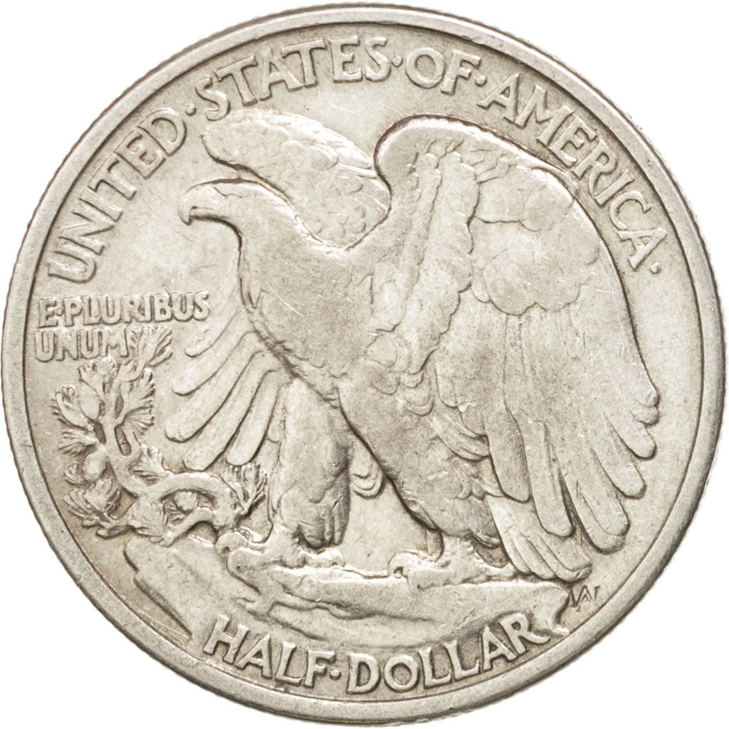 United States, Walking Liberty Half Dollar, Half Dollar, 1937, U.S. Mint