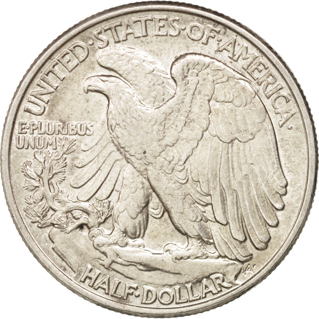 États-Unis, Walking Liberty Half Dollar, Half Dollar, 1943, U.S. Mint
