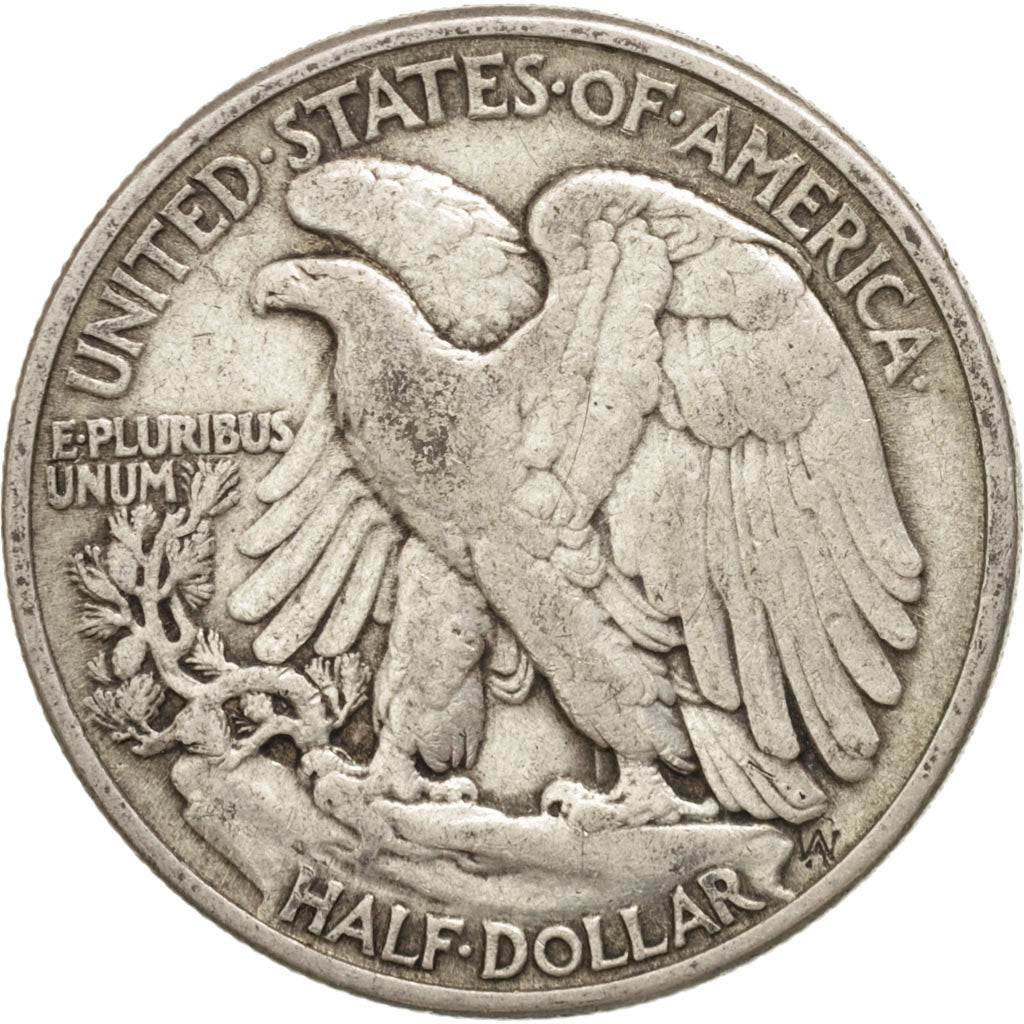 United States, Walking Liberty Half Dollar, Half Dollar, 1945, U.S. Mint