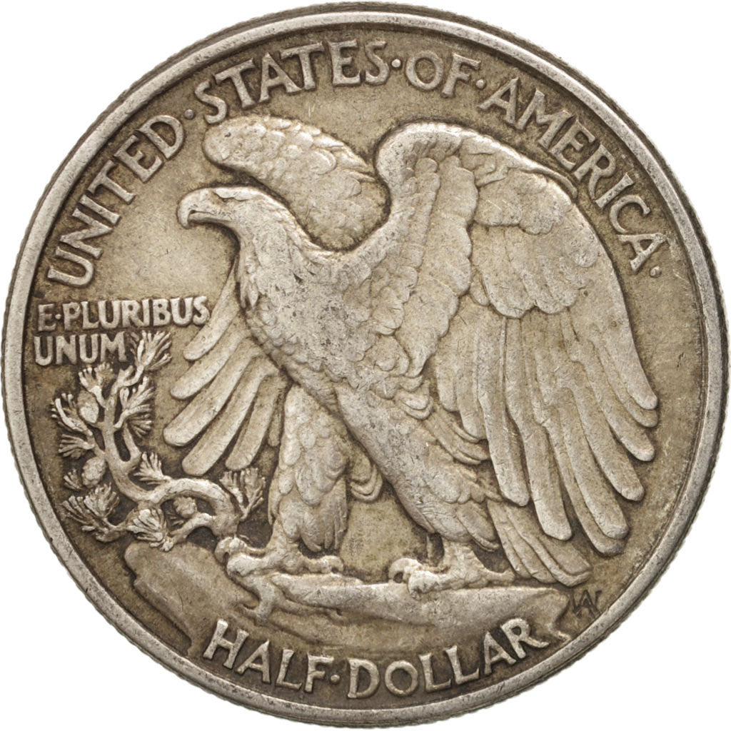 United States, Walking Liberty Half Dollar, Half Dollar, 1945, U.S. Mint