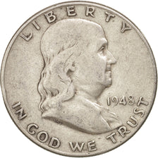 United States, Franklin Half Dollar, Half Dollar, 1948, U.S. Mint, Denver