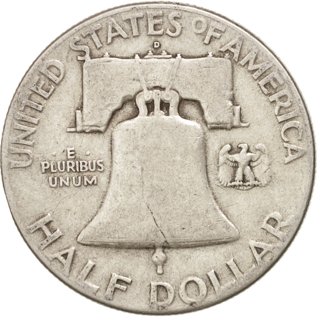 United States, Franklin Half Dollar, Half Dollar, 1948, U.S. Mint, Denver