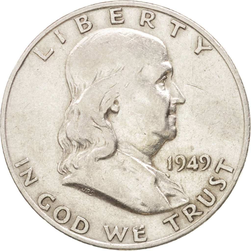 United States, Franklin Half Dollar, Half Dollar, 1949, U.S. Mint, Denver