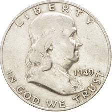 United States, Franklin Half Dollar, Half Dollar, 1949, U.S. Mint, Denver