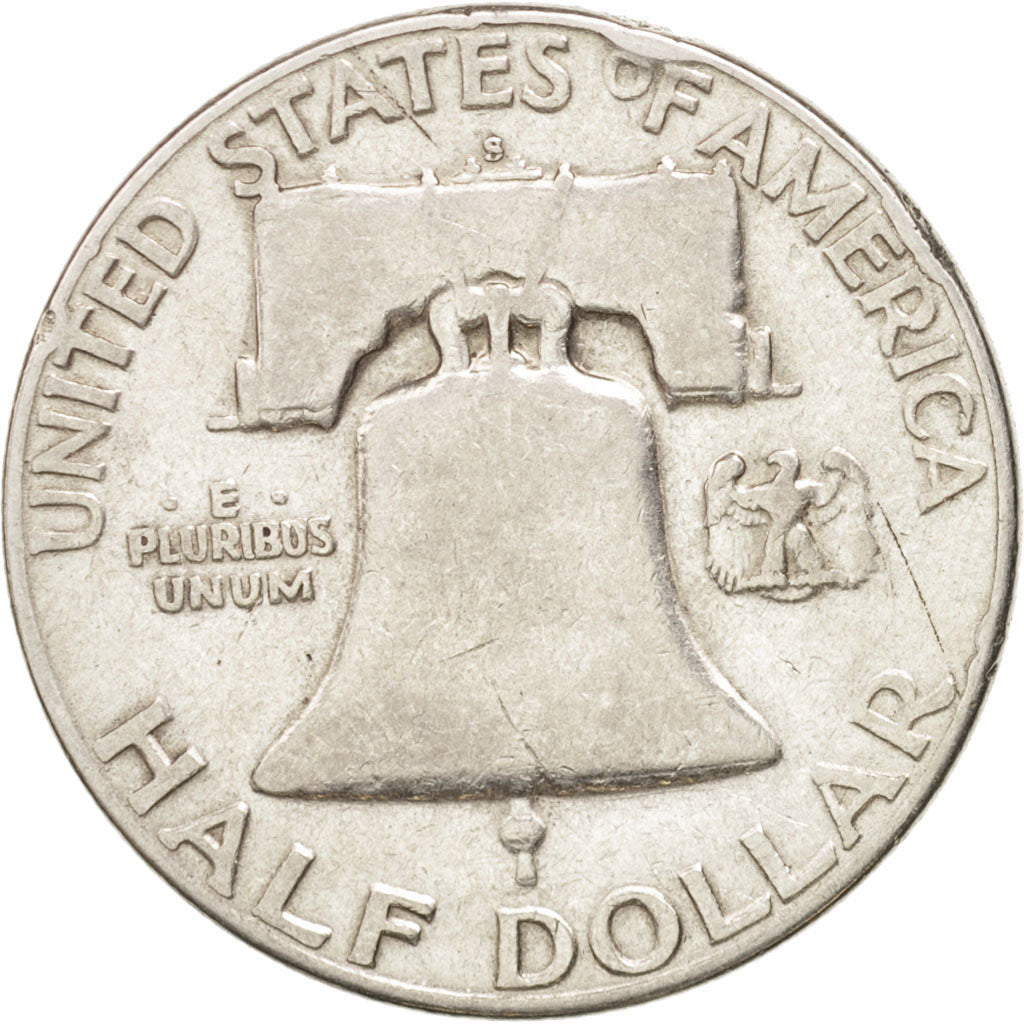 United States, Franklin Half Dollar, Half Dollar, 1951, U.S. Mint, San Francisco