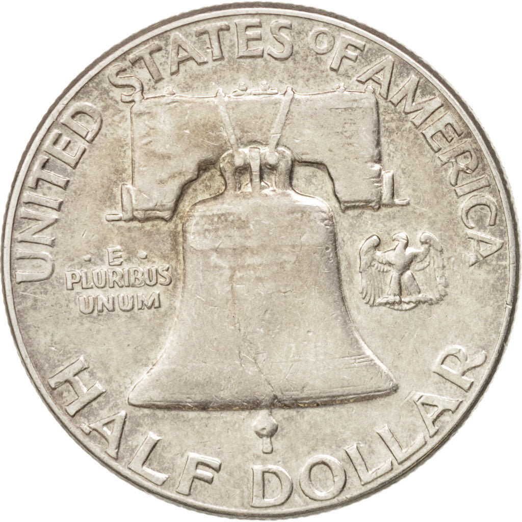 Coin, United States, Franklin Half Dollar, Half Dollar, 1951, U.S. Mint