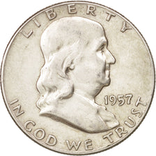 United States, Franklin Half Dollar, Half Dollar, 1957, U.S. Mint, Philadelphia