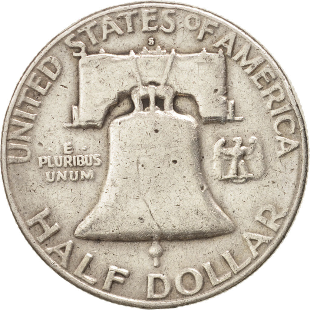 United States, Franklin Half Dollar, Half Dollar, 1954, U.S. Mint