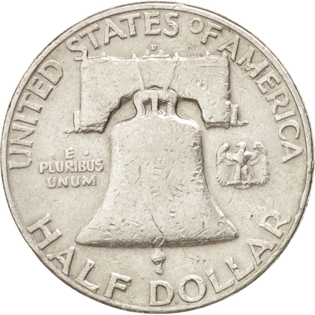 United States, Franklin Half Dollar, Half Dollar, 1952, U.S. Mint, Denver