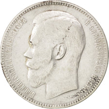 RUSSIA, Rouble, 1897, St. Petersburg, KM #59.3, VF(20-25), Silver, 19.79