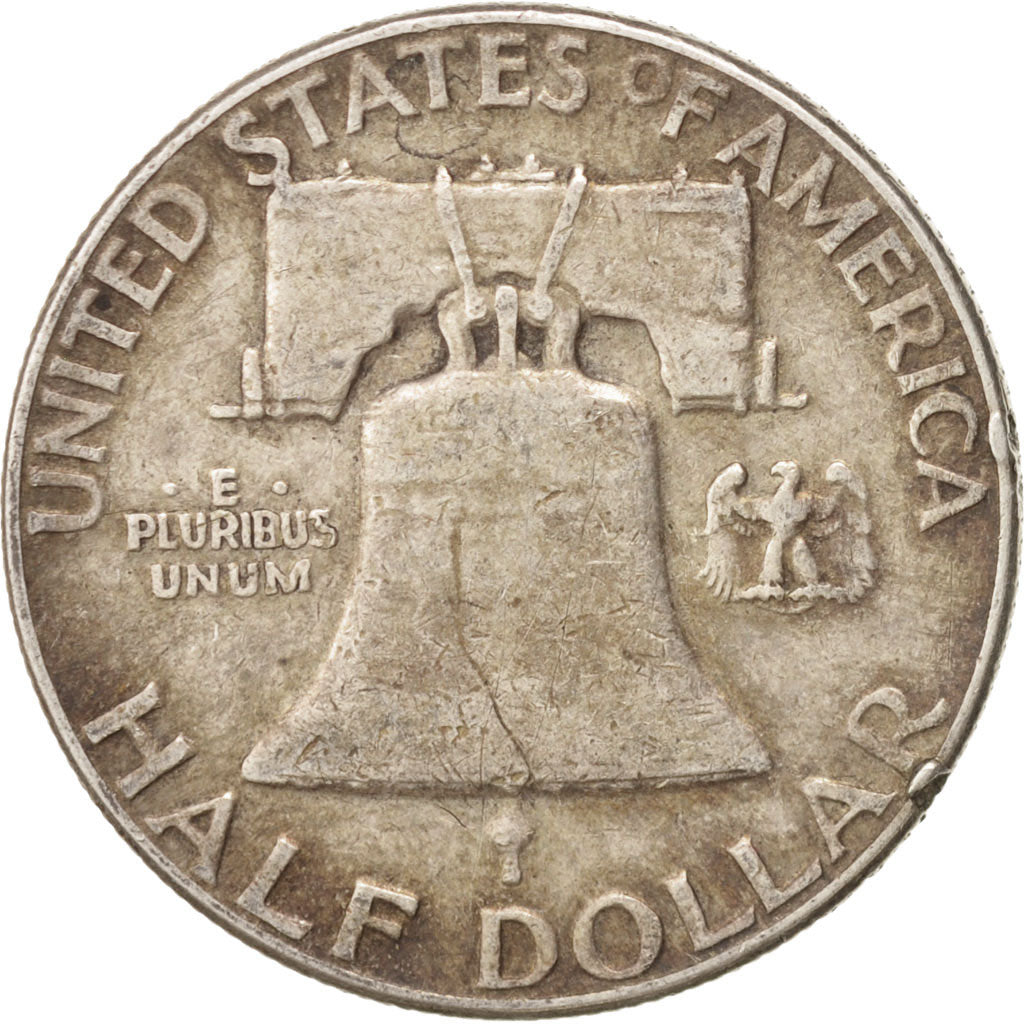 Monnaie, États-Unis, Franklin Half Dollar, Half Dollar, 1952, U.S. Mint