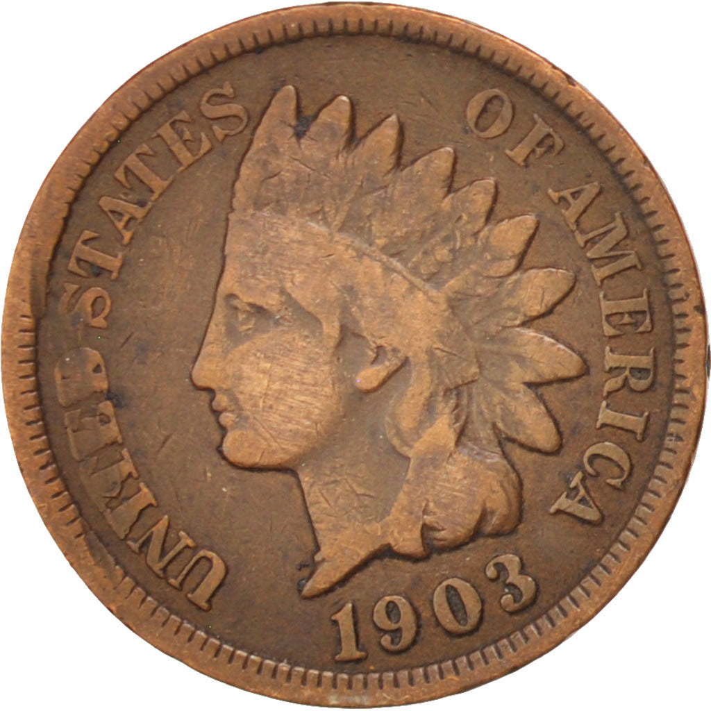United States, Indian Head Cent, Cent, 1903, U.S. Mint, Philadelphia