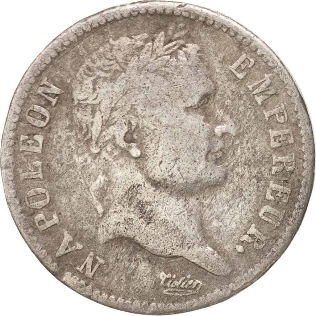 Francia, Napoléon I, Franc, 1808, Paris, B+, Argento, KM:682.1, Gadoury:446