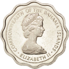 Bahamas, Elizabeth II, 10 Cents, 1973, Franklin Mint, U.S.A., AU(55-58), Copper