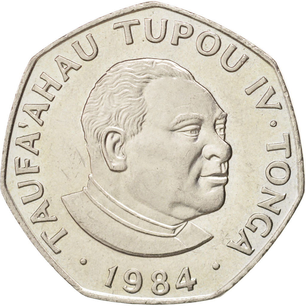 Tonga, King Taufa'ahau Tupou IV, Pa'anga, 1984, AU(55-58)