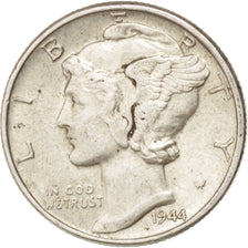 Coin, United States, Mercury Dime, Dime, 1944, U.S. Mint, Philadelphia