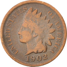 United States, Indian Head Cent, Cent, 1902, U.S. Mint, Philadelphia