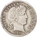 United States, Barber Dime, Dime, 1911, U.S. Mint, Philadelphia, VF(30-35)