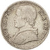 ITALIAN STATES, PAPAL STATES, Pius IX, 20 Baiocchi, 1858, Roma, EF(40-45)