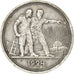 RUSSIA, Rouble, 1924, KM #90.1, EF(40-45), Silver, 19.85