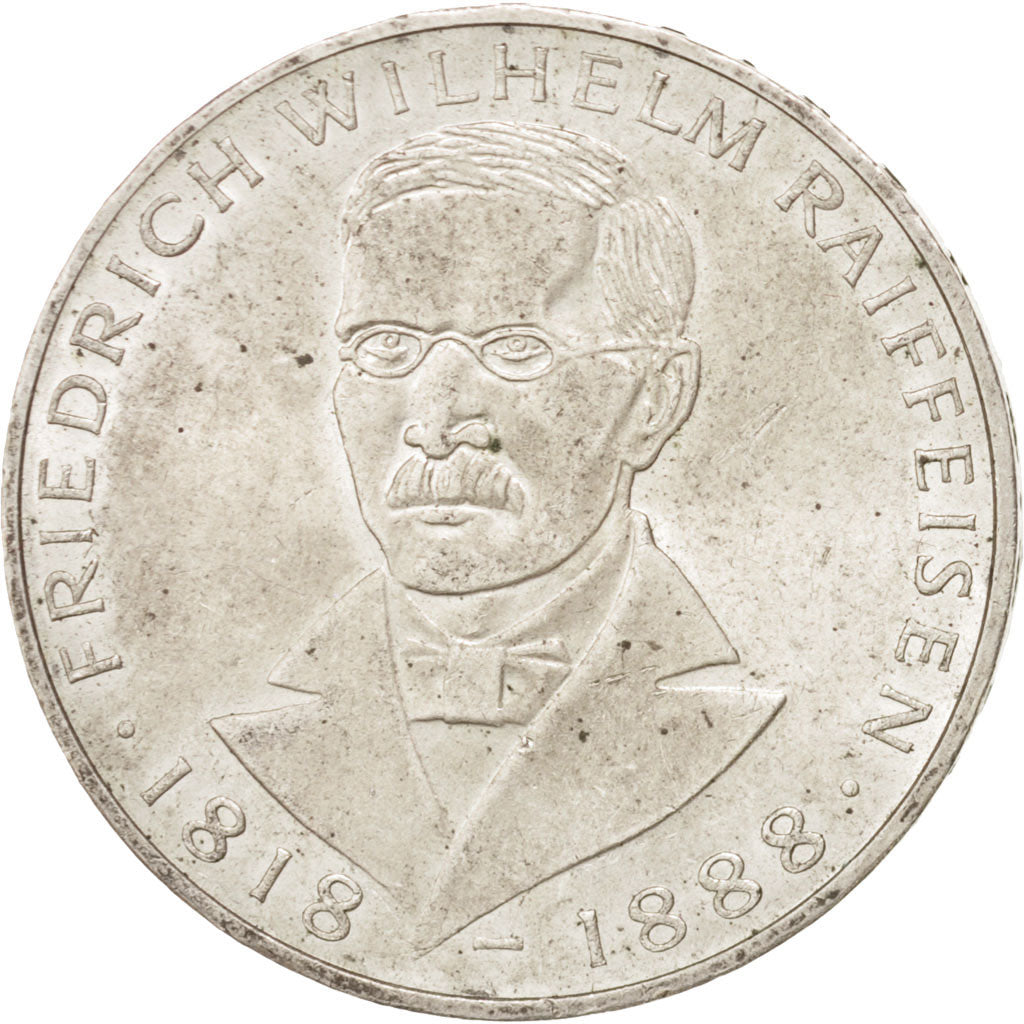 Coin, GERMANY - FEDERAL REPUBLIC, 5 Mark, 1968, Hamburg, Germany, AU(55-58)