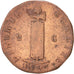 Haiti, 2 Centimes, 1830, EF(20-25), Copper, KM:A22