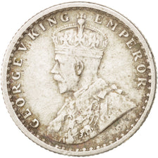 Coin, INDIA-BRITISH, George V, 1/4 Rupee, 1912, Bombay, EF(40-45), Silver