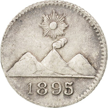 Guatemala, 1/4 Réal, 1895, Nueva Guatemala, EF(40-45), Silver, KM:162