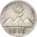 Guatemala, 1/4 Réal, 1895, Nueva Guatemala, EF(40-45), Silver, KM:162