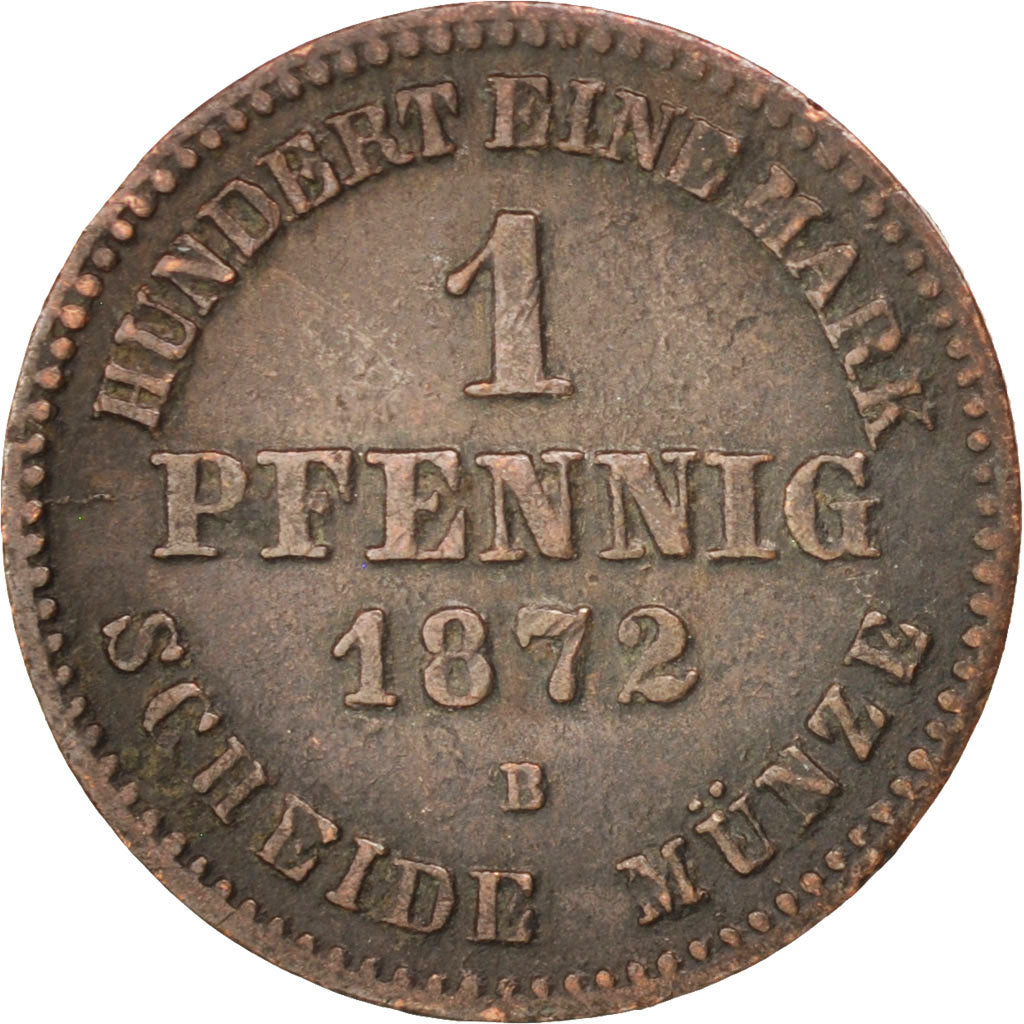 Moneda, Estados alemanes, MECKLENBURG-SCHWERIN, Friedrich Franz II, Pfennig