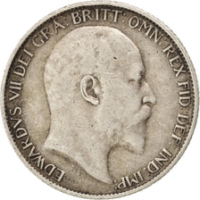 Großbritannien, Edward VII, 6 Pence, 1910, VF(20-25), Silver