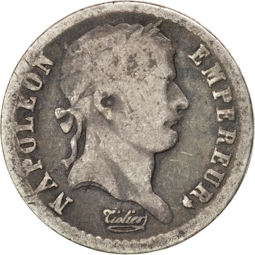 Francia, Napoléon I, 1/2 Franc, 1812, Paris, MB, Argento, KM:691.1