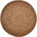 FRENCH STATES, ANTWERP, 10 Centimes, 1814, TB, Bronze, KM:5.4