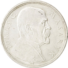 CZECHOSLOVAKIA, 10 Korun, 1928, KM #12, AU(50-53), Silver, 30, 9.91