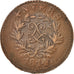 Munten, FRANSE STATEN, ANTWERP, 5 Centimes, 1814, FR+, Bronze, KM:4.1