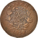 Moneta, STATI FRANCESI, ANTWERP, 5 Centimes, 1814, MB+, Bronzo, KM:4.1
