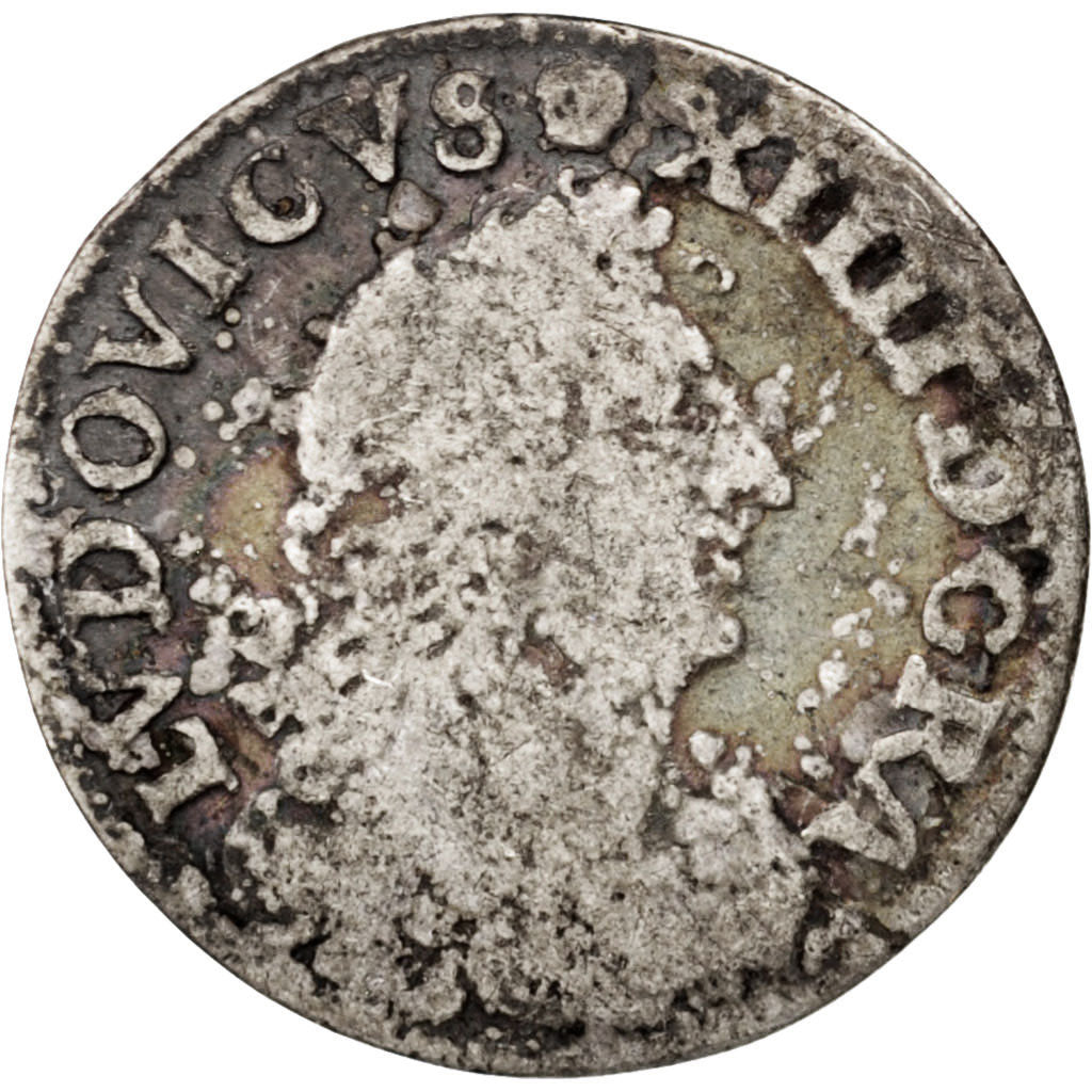France, Louis XIV, 4 Sols dits « des Traitants », 4 Sols, 1677, Lyon