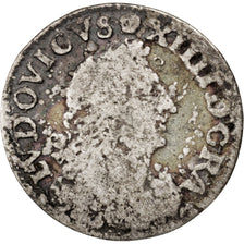 France, Louis XIV, 4 Sols dits « des Traitants », 4 Sols, 1677, Lyon