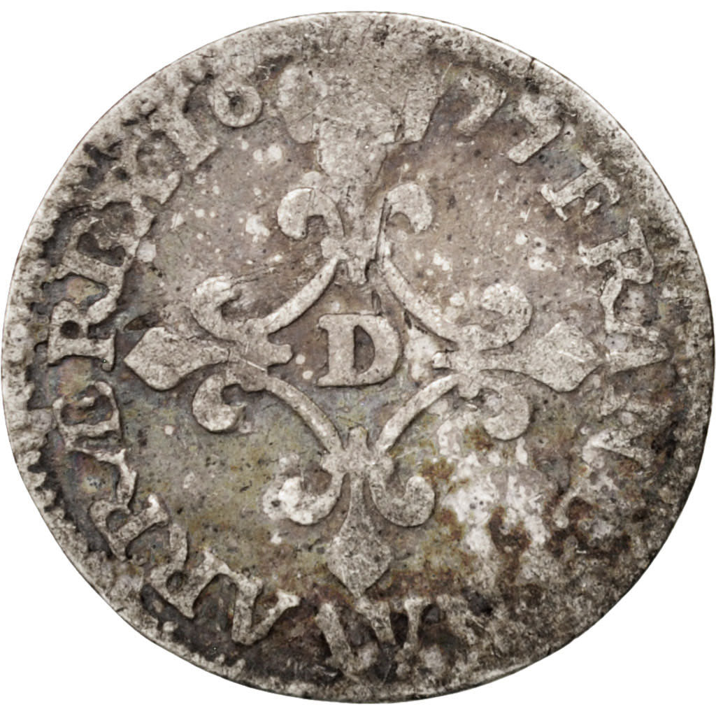 France, Louis XIV, 4 Sols dits « des Traitants », 4 Sols, 1677, Lyon