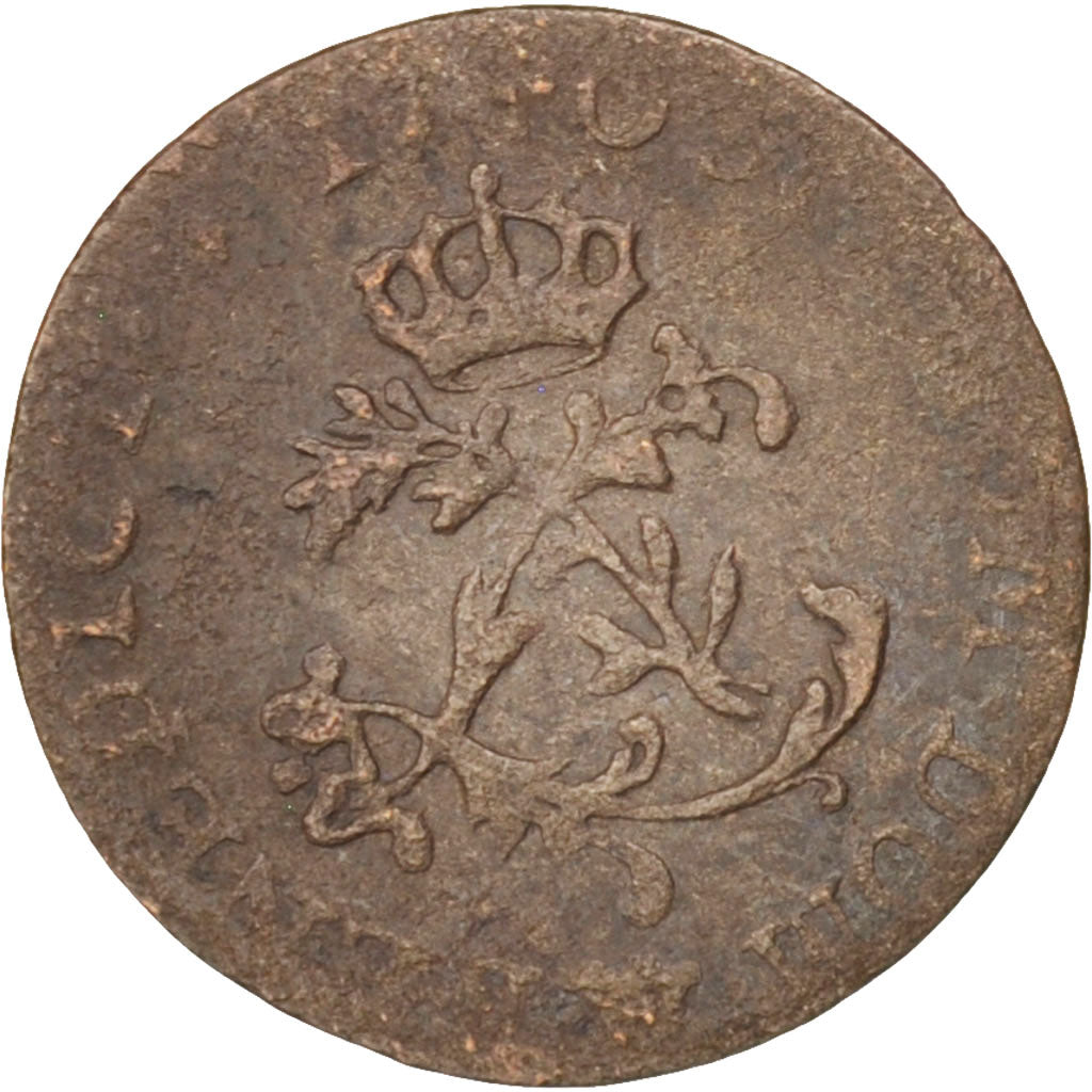 France, Louis XV, Sol ou « sou » en billon, Sol, 1740, Lille, F(12-15)