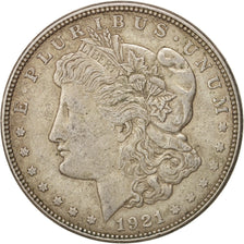 United States, Morgan Dollar, Dollar, 1921, U.S. Mint, Denver, EF(40-45), Silver